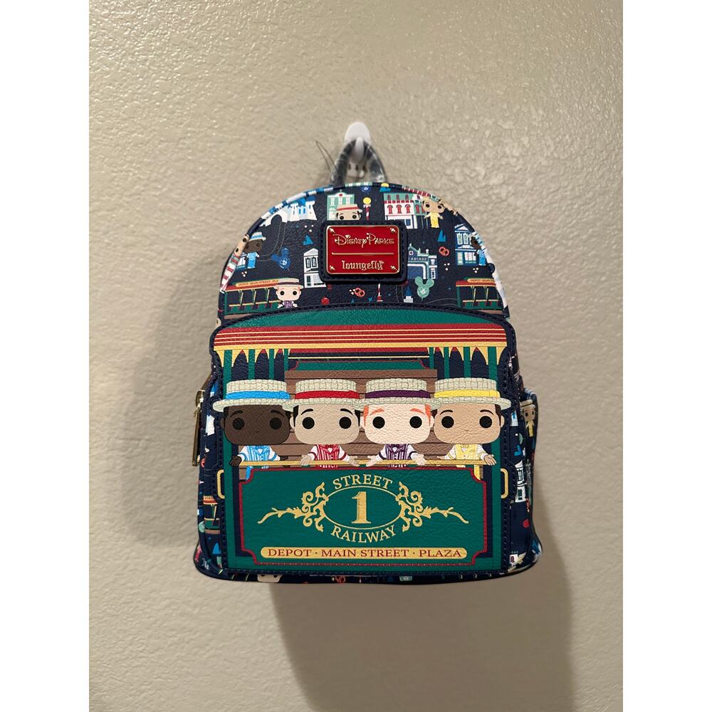 NWT Disney Parks Loungefly Dapper Dans Singing Quartet Main Street USA Backpack